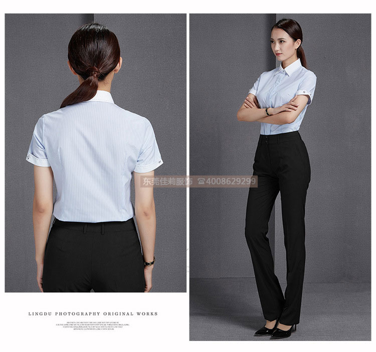 短袖職業襯衫-產品圖10