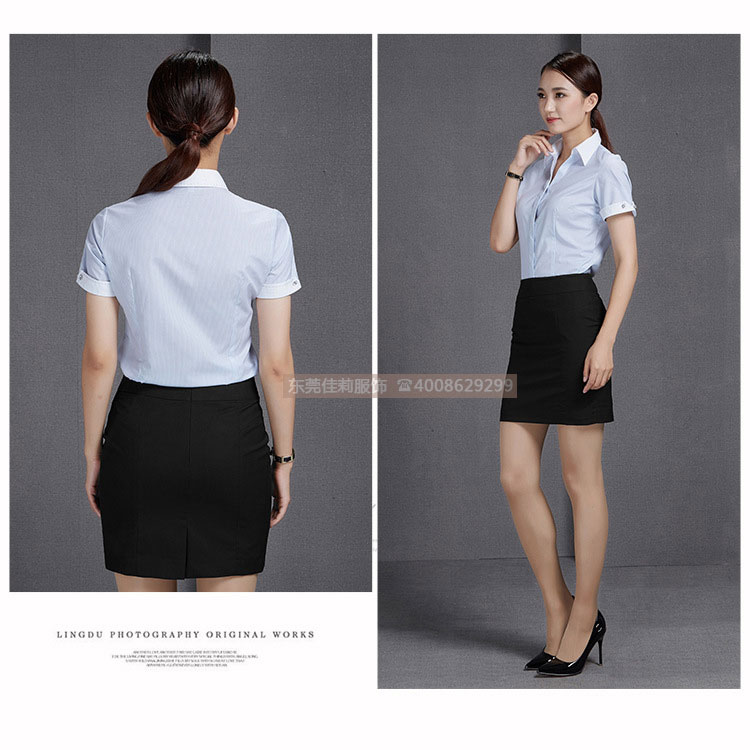 短袖職業襯衫-產品圖15